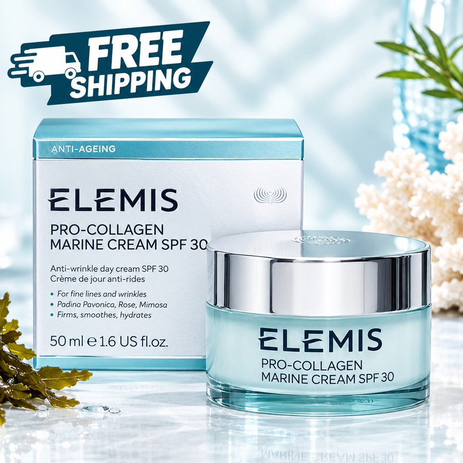 ELEMIS Pro-Collagen Marine Cream SPF 30 50ml anti-wrinkle day cream in original box.