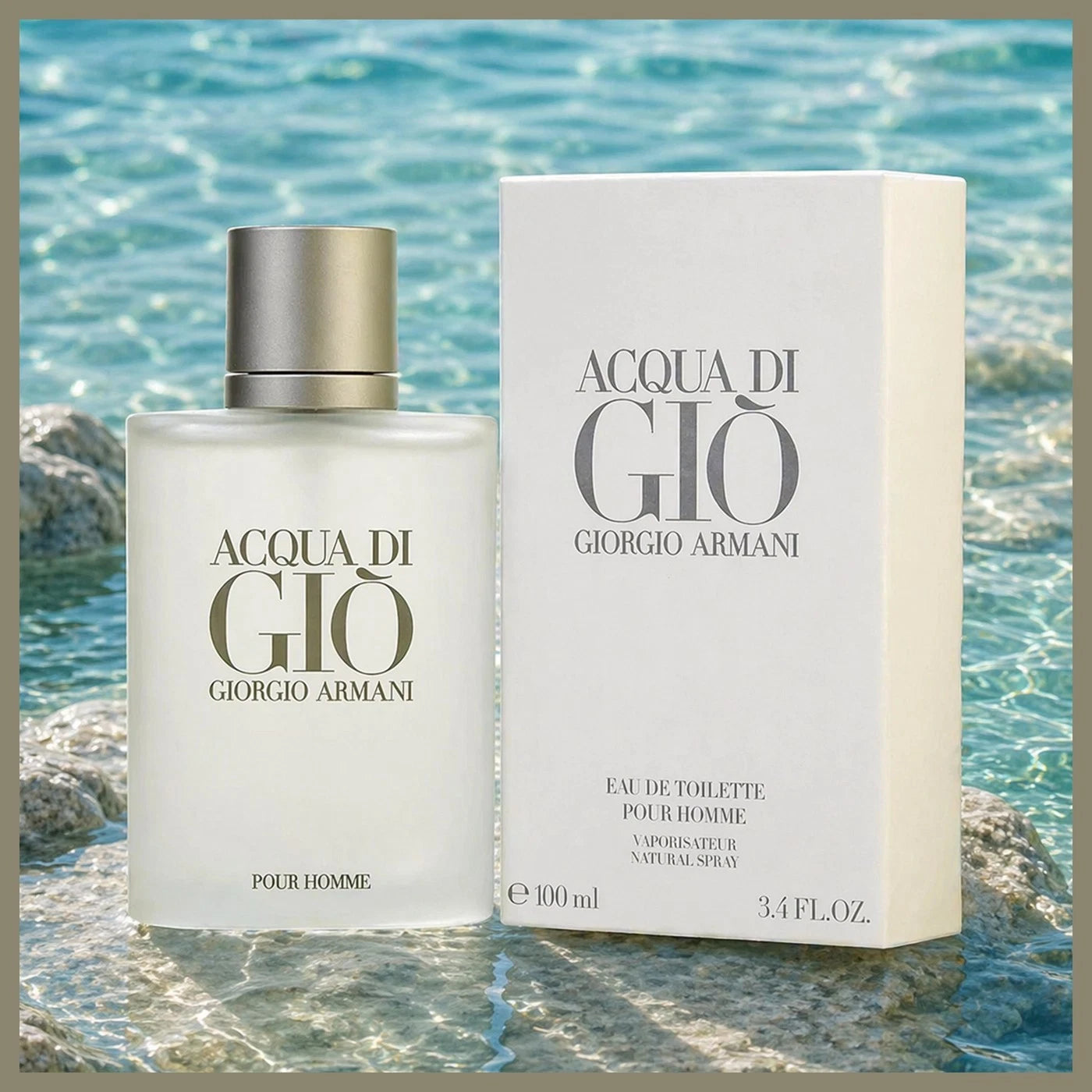 Acqua Di Gio by Giorgio Armani Eau de Toilette for Men 3.4 fl oz