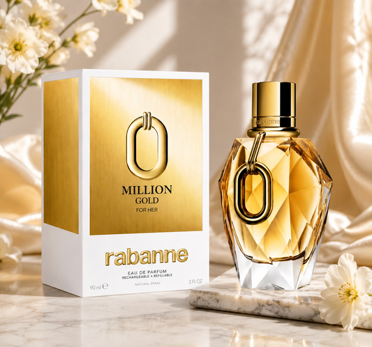 Rabanne Million Gold For Her Eau de Parfum 90ml / 3.0 oz