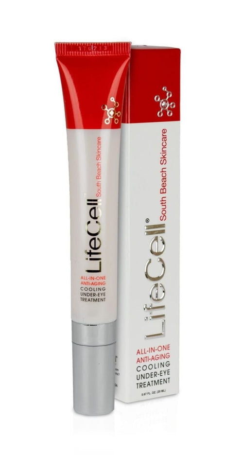 LifeCell South Beach Skincare All-In-One Anti-Aging Cooling Under-Eye Treatment 0.67 FL OZ / 20 mL