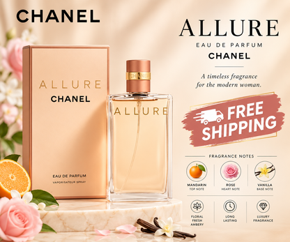 CHANEL ALLURE Eau de Parfum for Women 100ml / 3.4 oz