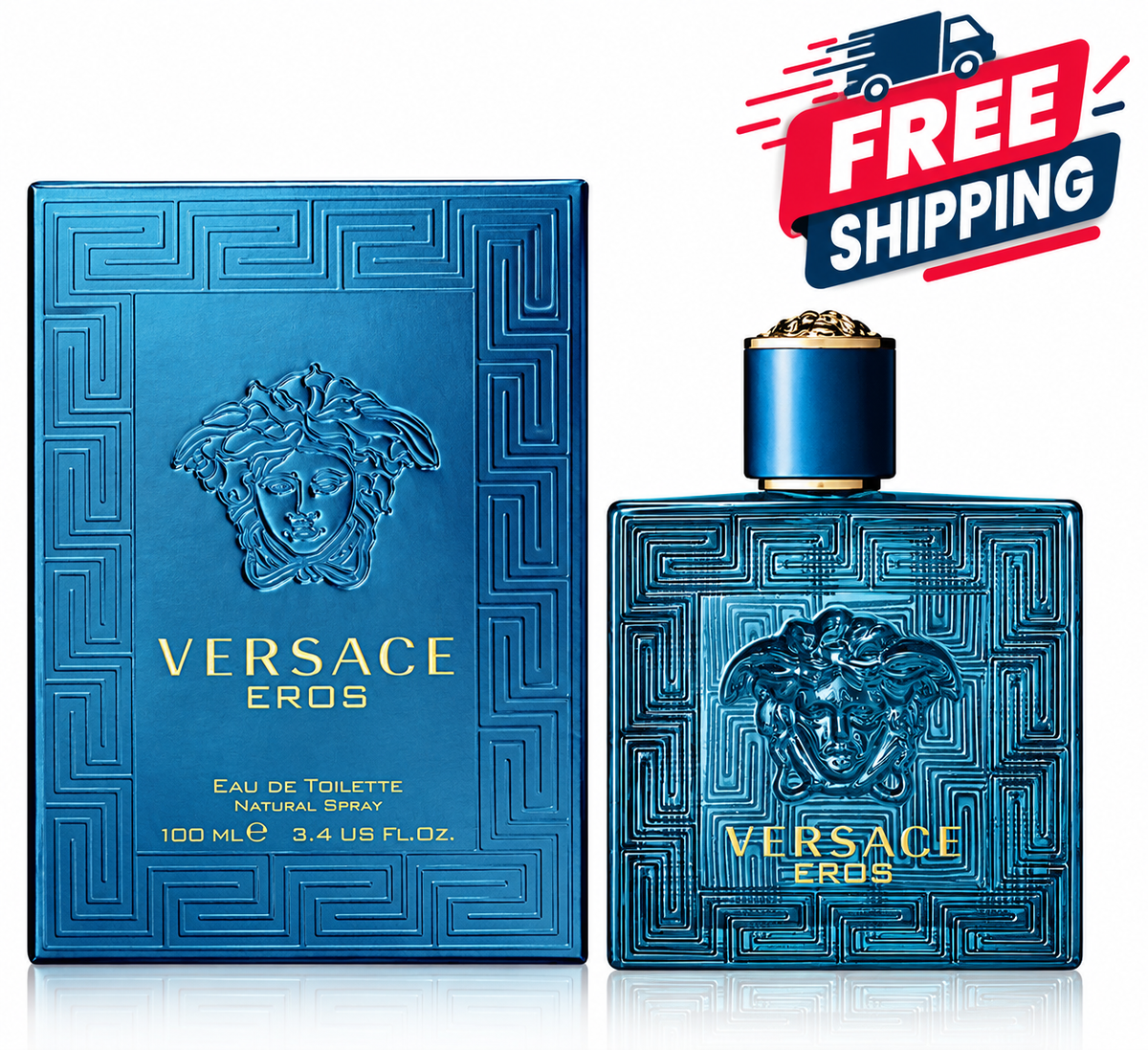 Versace Eros Eau de Toilette for Men 100ml / 3.4 oz