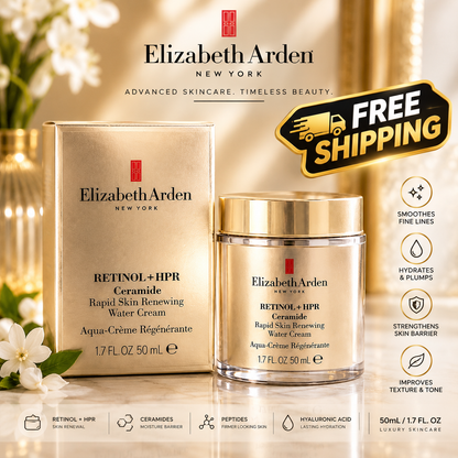 Elizabeth Arden Retinol + HPR Ceramide Rapid Skin Renewing Water Cream 50ml / 1.7 oz