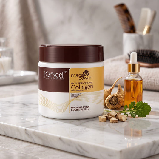 Karseell Collagen Argan Oil Hair Mask – Deep Repair Conditioning Treatment for Dry