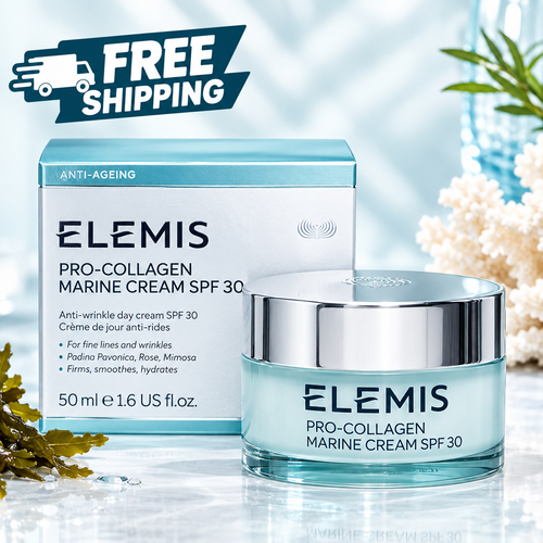 ELEMIS Pro-Collagen Marine Cream SPF 30 50ml anti-wrinkle day cream in original box.