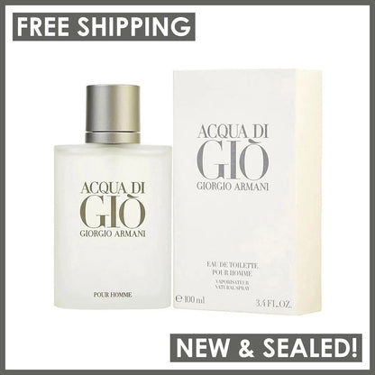 Acqua Di Gio by Giorgio Armani Eau de Toilette for Men 3.4 fl oz