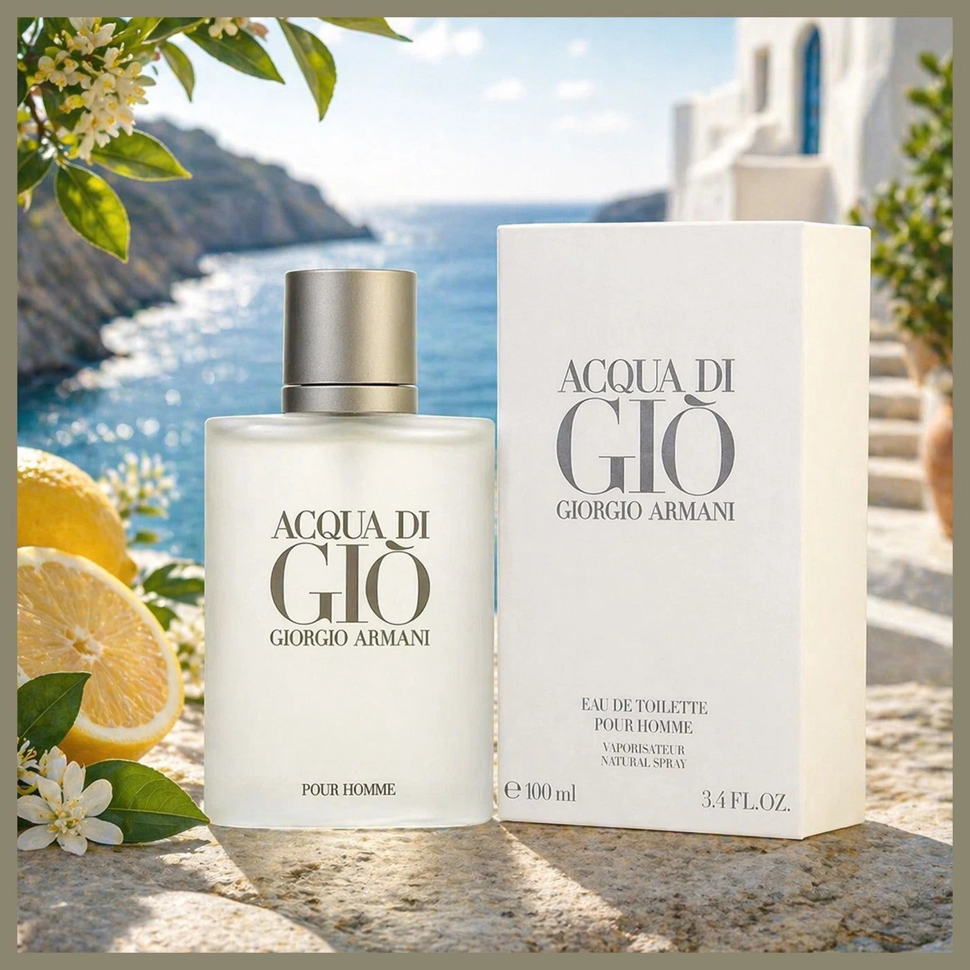 Acqua Di Gio by Giorgio Armani Eau de Toilette for Men 3.4 fl oz