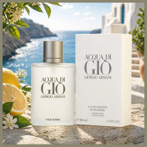 Acqua Di Gio by Giorgio Armani Eau de Toilette for Men 3.4 fl oz